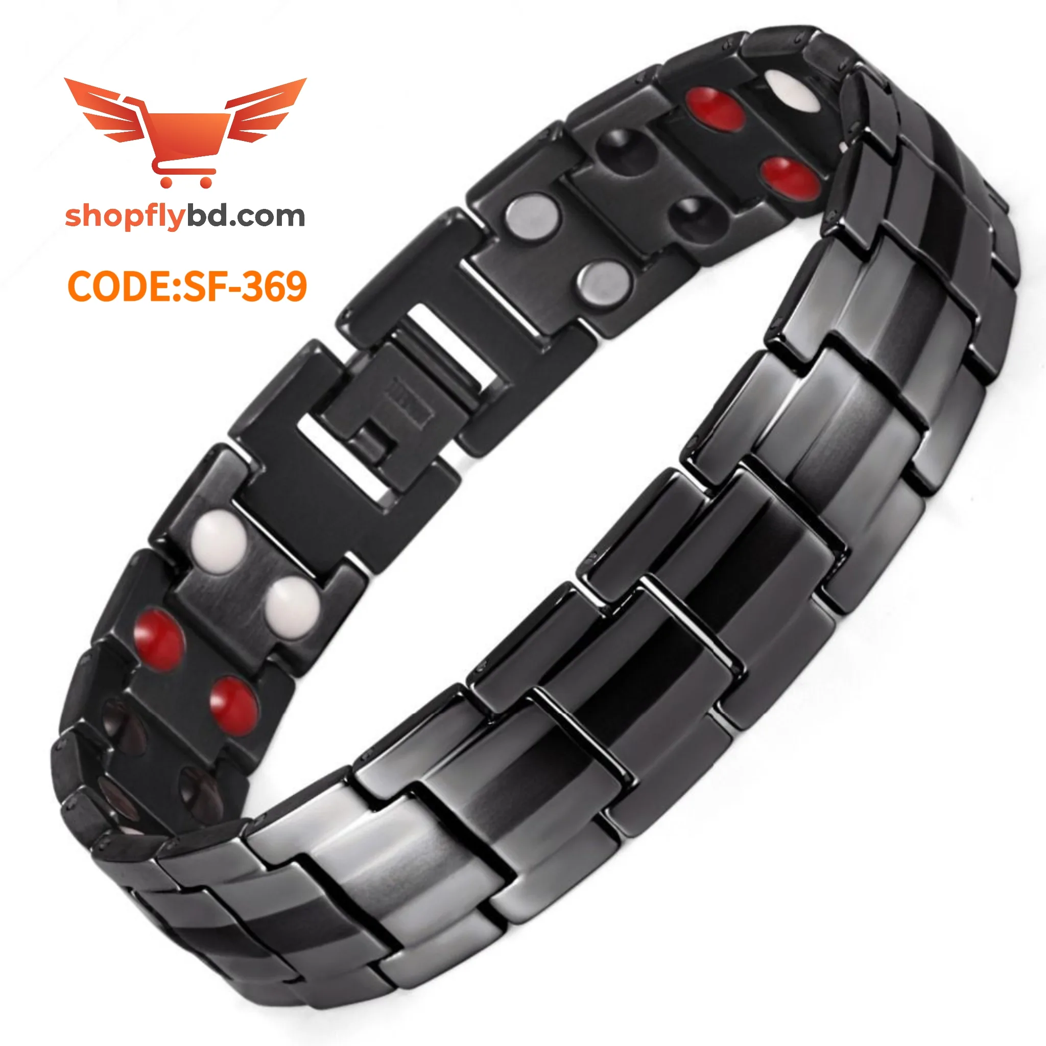 টাইটানিয়াম ম্যাগনেটিক ব্রেসলেট(Code:TSB-369)