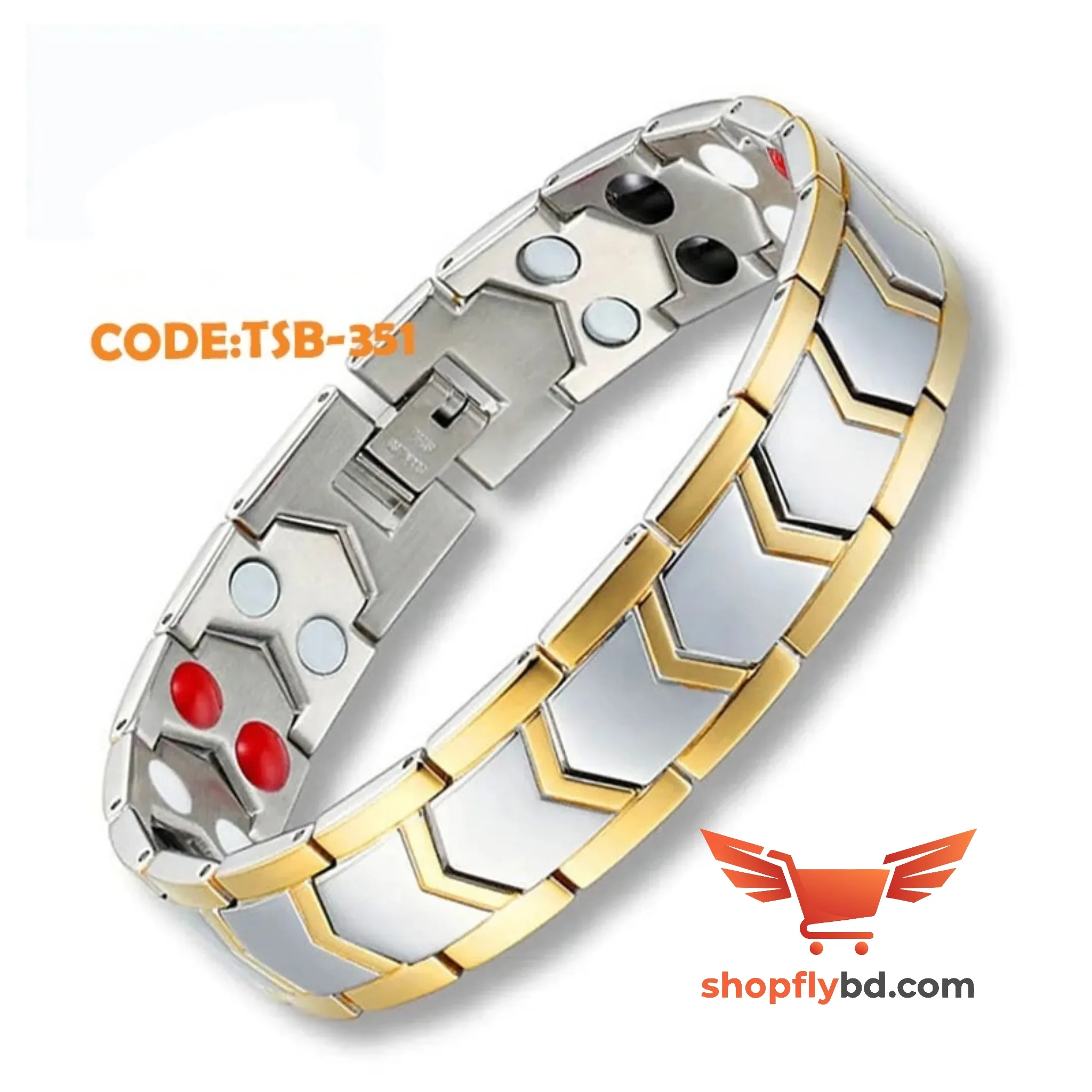 টাইটানিয়াম ম্যাগনেটিক ব্রেসলেট(Code:TSB-351)
