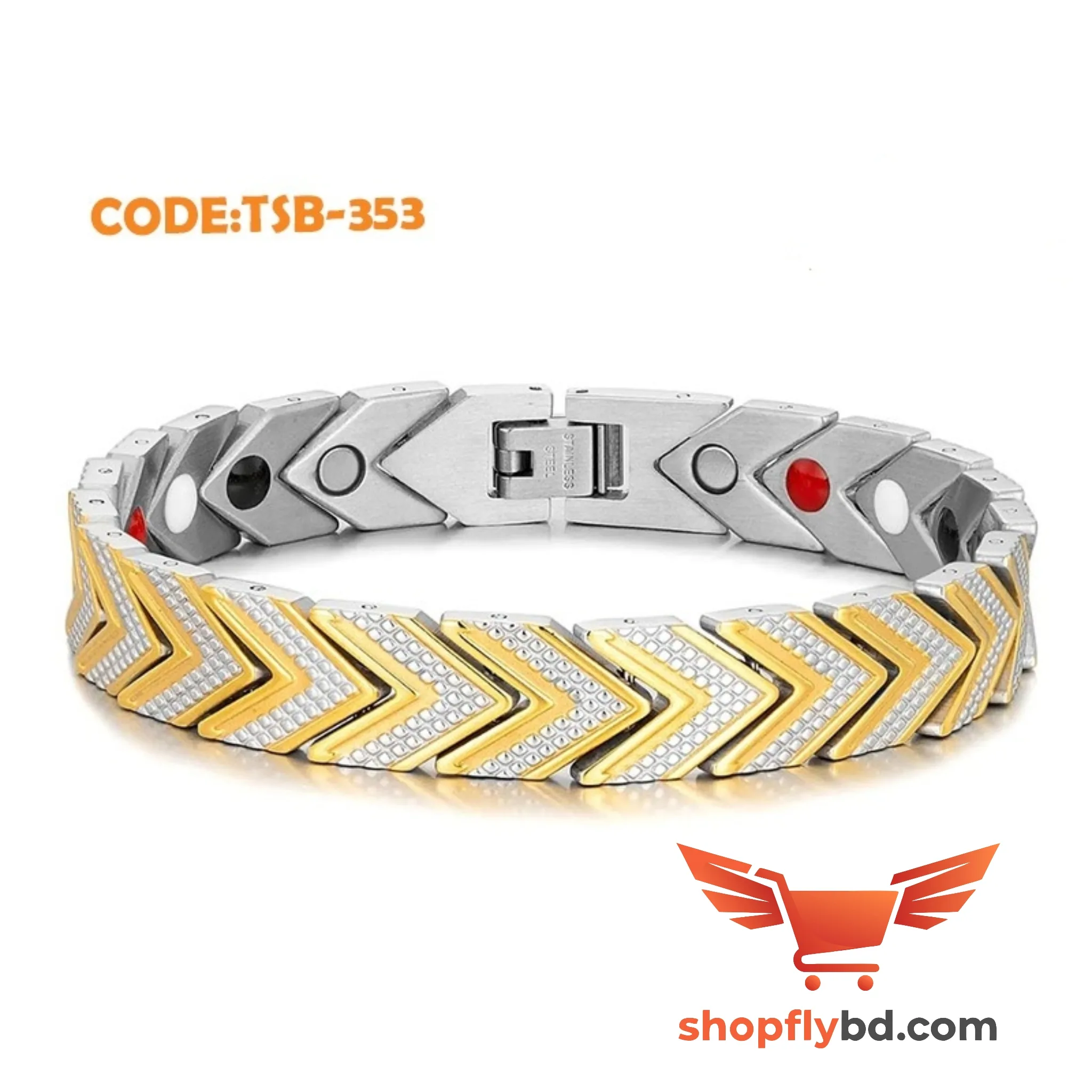 টাইটানিয়াম ম্যাগনেটিক ব্রেসলেট(Code:TSB-353)