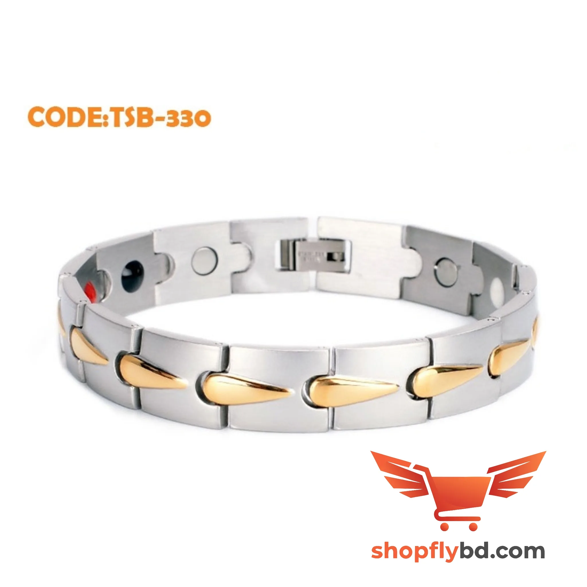 টাইটানিয়াম ম্যাগনেটিক ব্রেসলেট(Code:TSB-330)