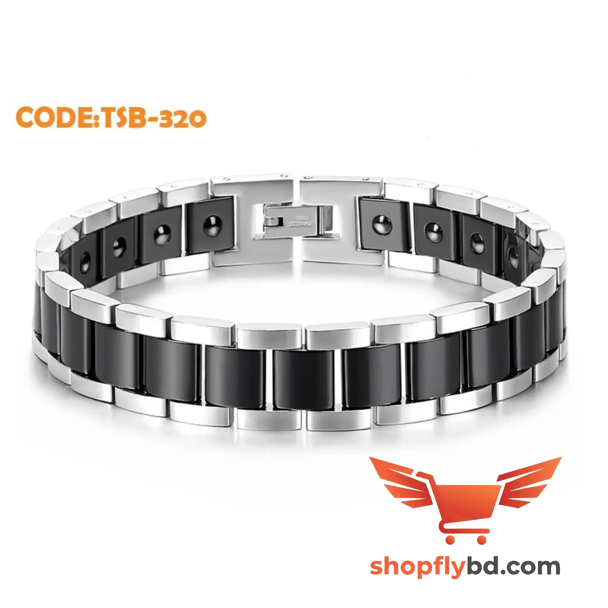 প্রিমিয়াম সেরামিক ম্যাগনেটিক হেলথ ব্রেসলেট