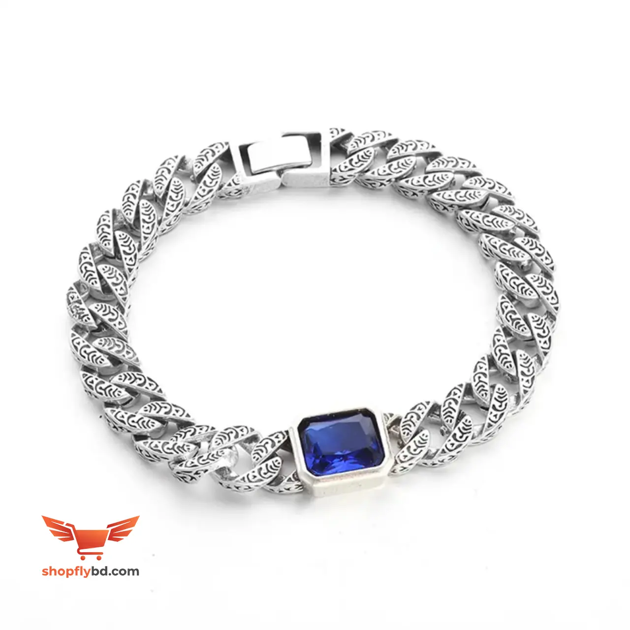 Blue Stone New Stainless-Steel Bracelet