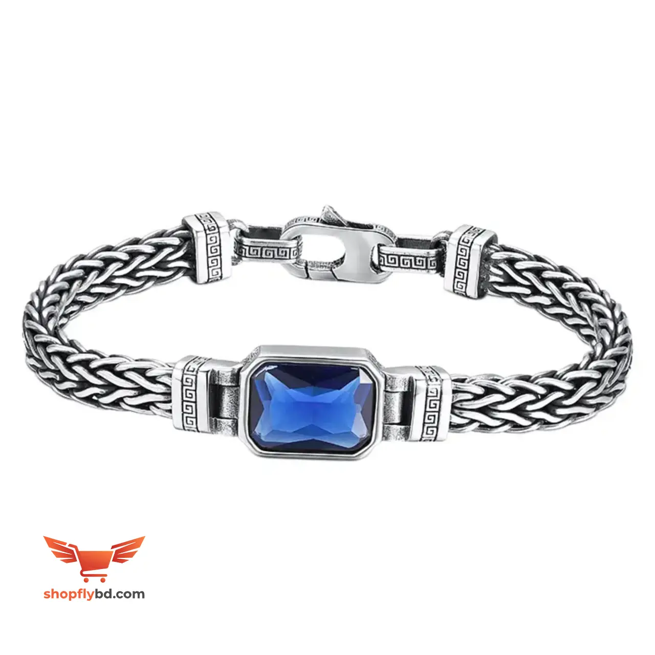 Blue Stone New Stainless-Steel Bracelet