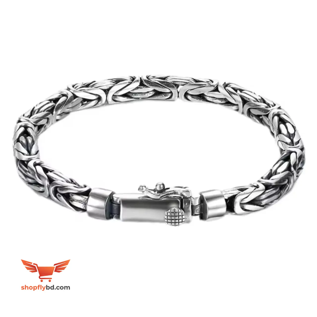 Sterling Silver Byzantine Bracelet