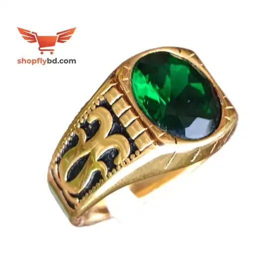 Italian Panna Stone Finger Ring