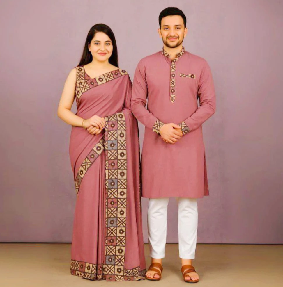 Couple Sharee Panjabi Combo